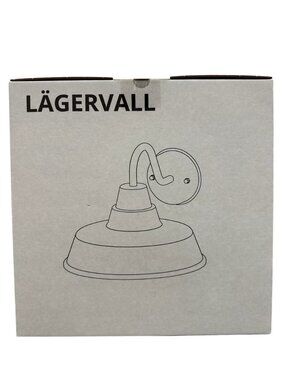 LÄGERVALL 605.559.78/60555978 Wall lamp, outdoor black